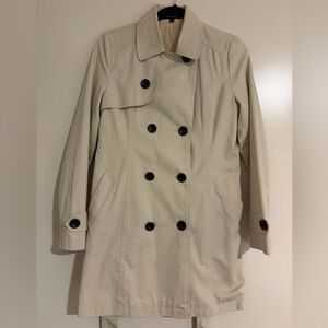 Women’s beige trench coat Korean brand